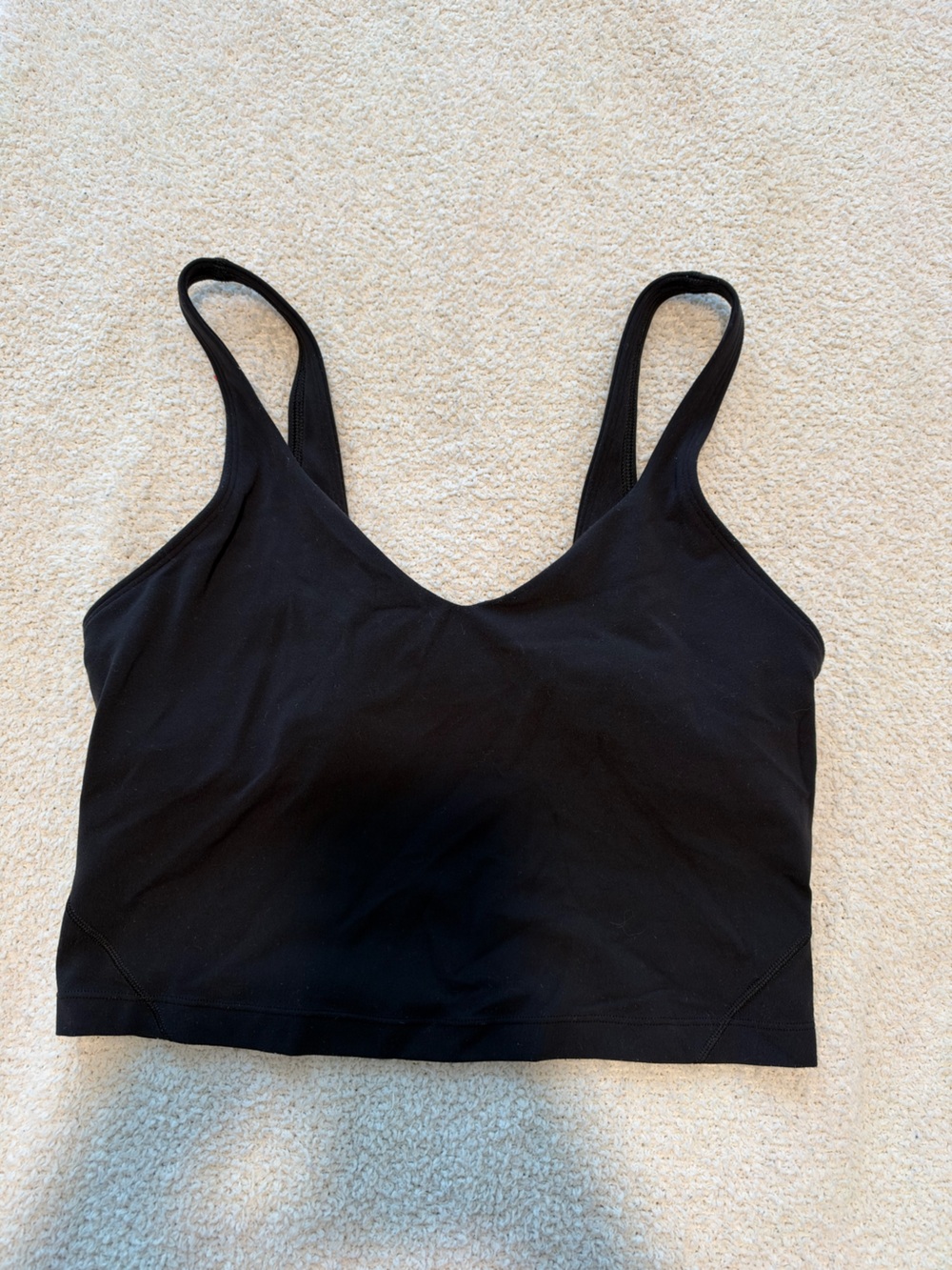 lululemon black small tank